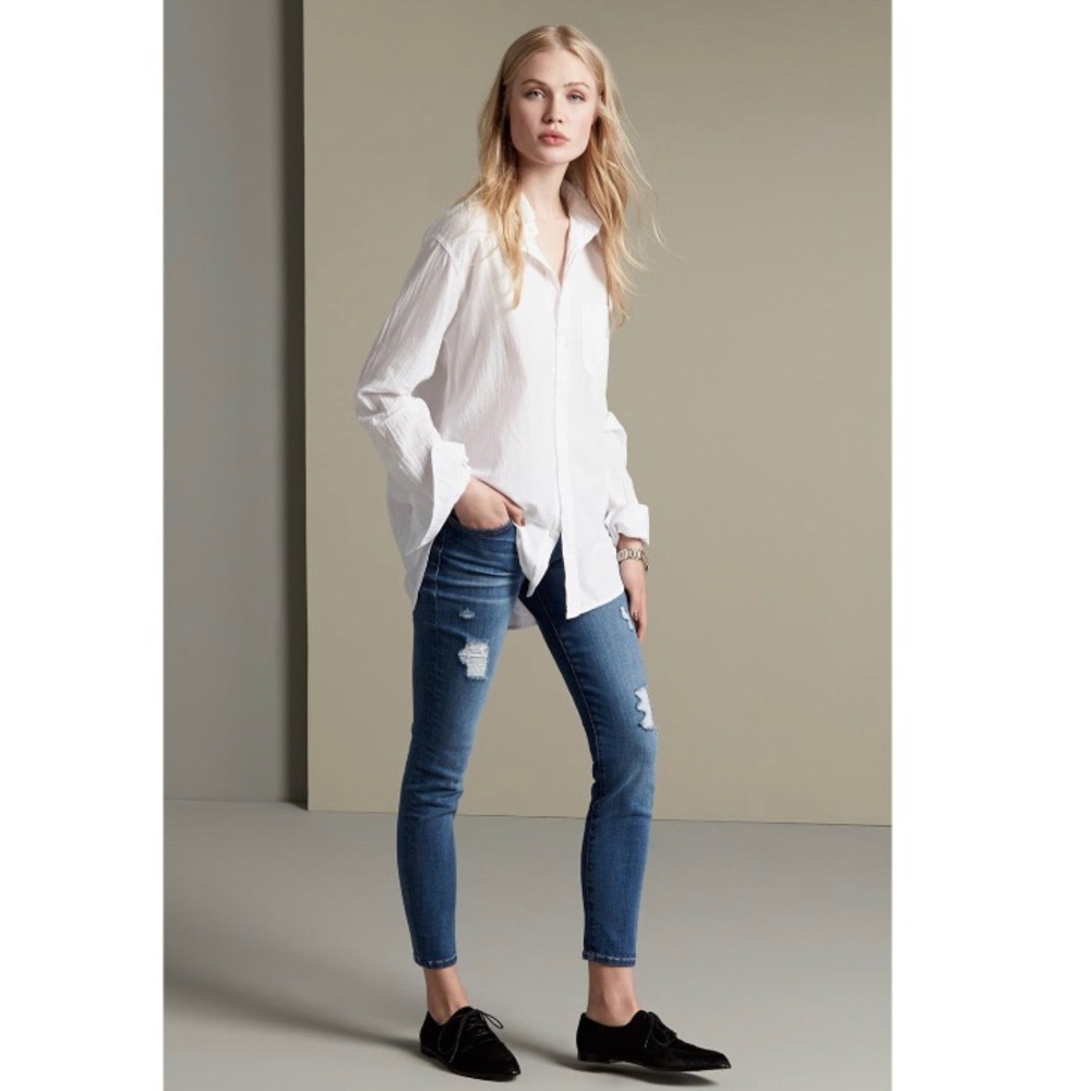 Current Elliott Stiletto Destroyed Skinny jeans 25 - Picture 1 of 8